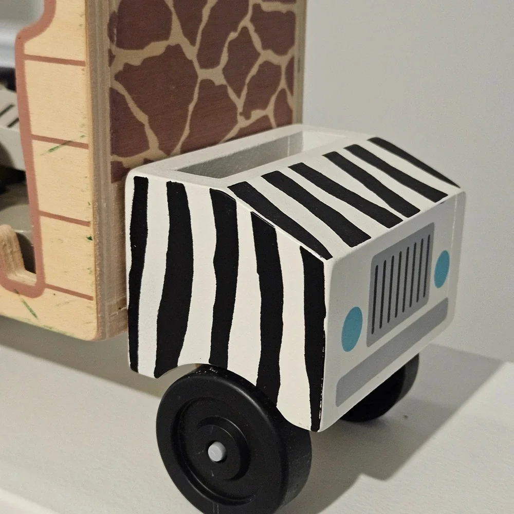 Melissa & Doug Animal Rescue Truck Shape Sorter Safari 5180 Learning Educational